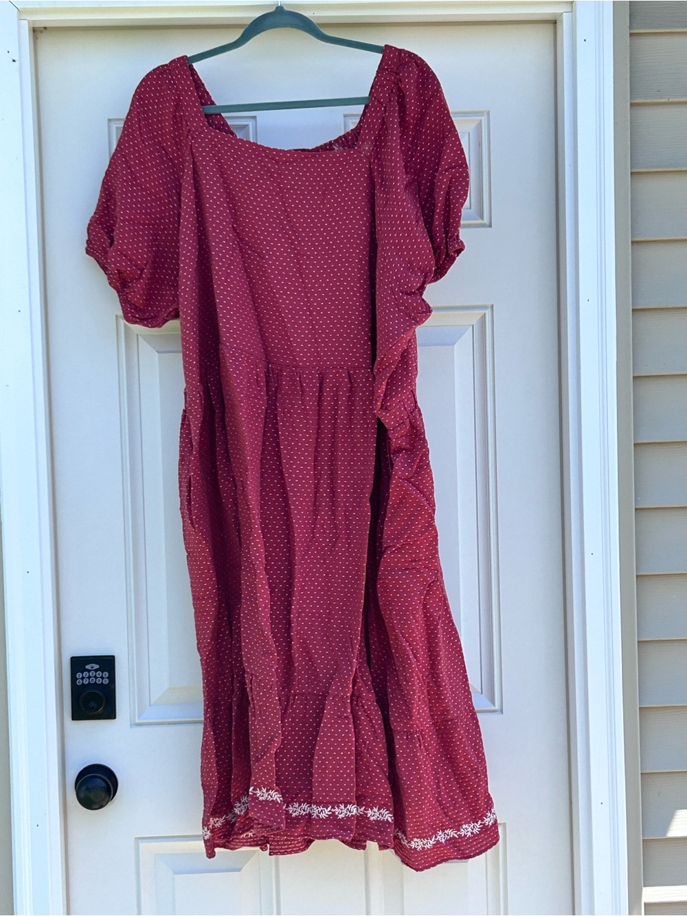 Beryl Red Polka Dot Dress - Beryl